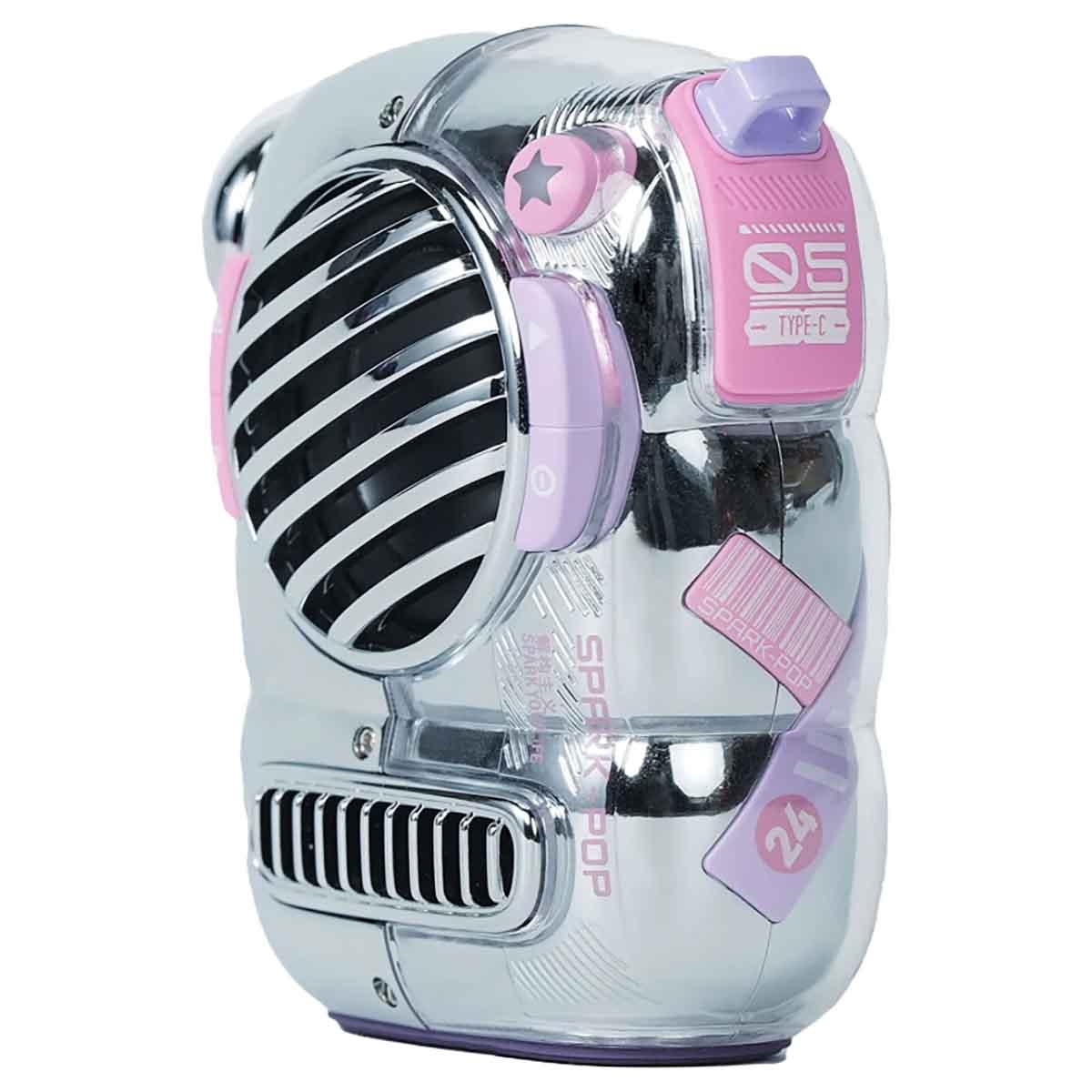 Divoom Pink Spark-Pop Portable Small Bluetooth Speaker