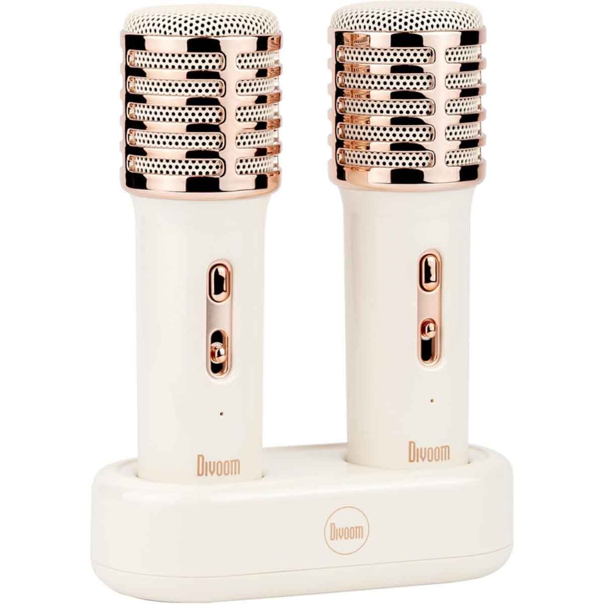 Divoom SongBird-HQ2 Bluetooth Speaker with Dual Wireless Microphones