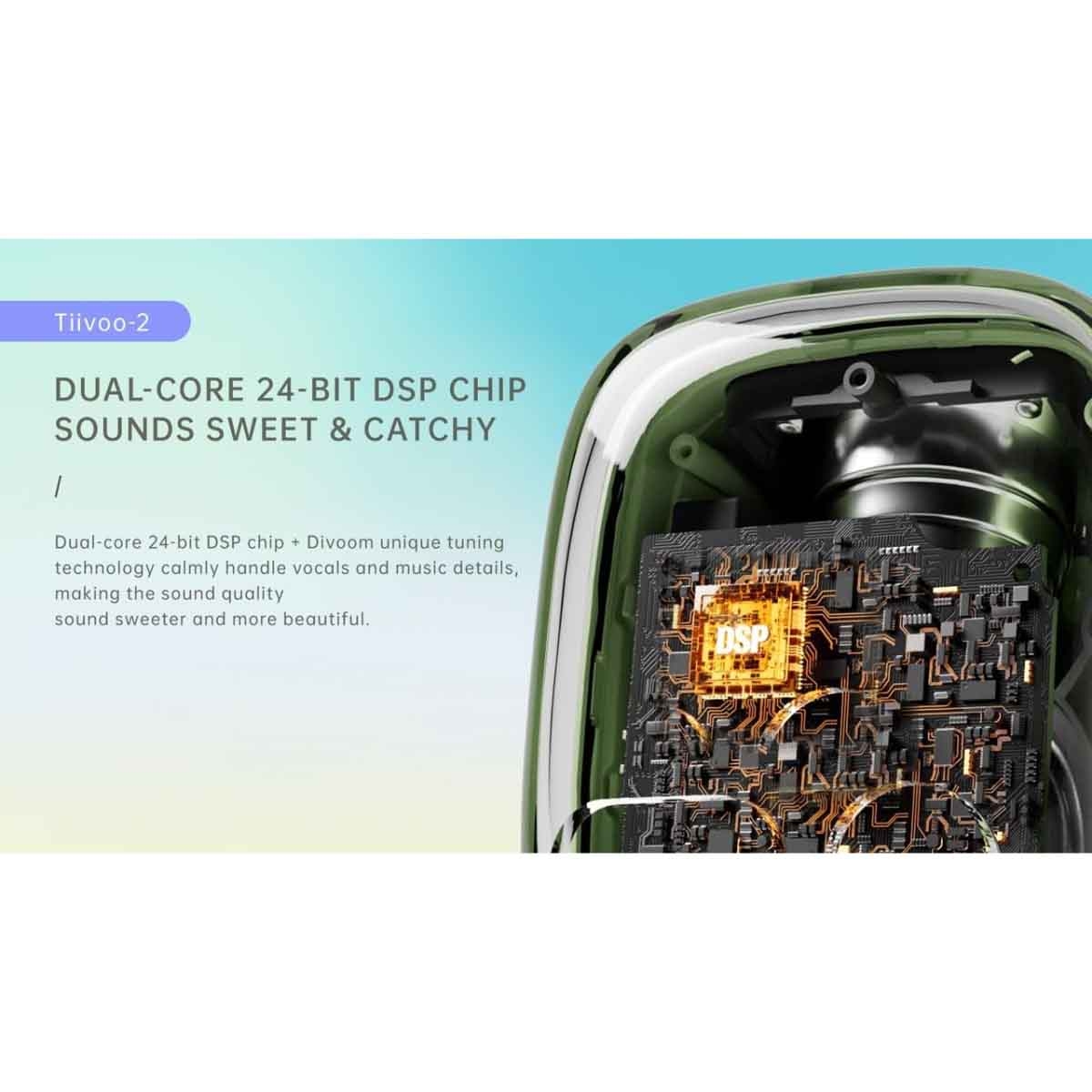 Divoom Tiivoo-2 Photo Album & Lyrics Bluetooth Speaker