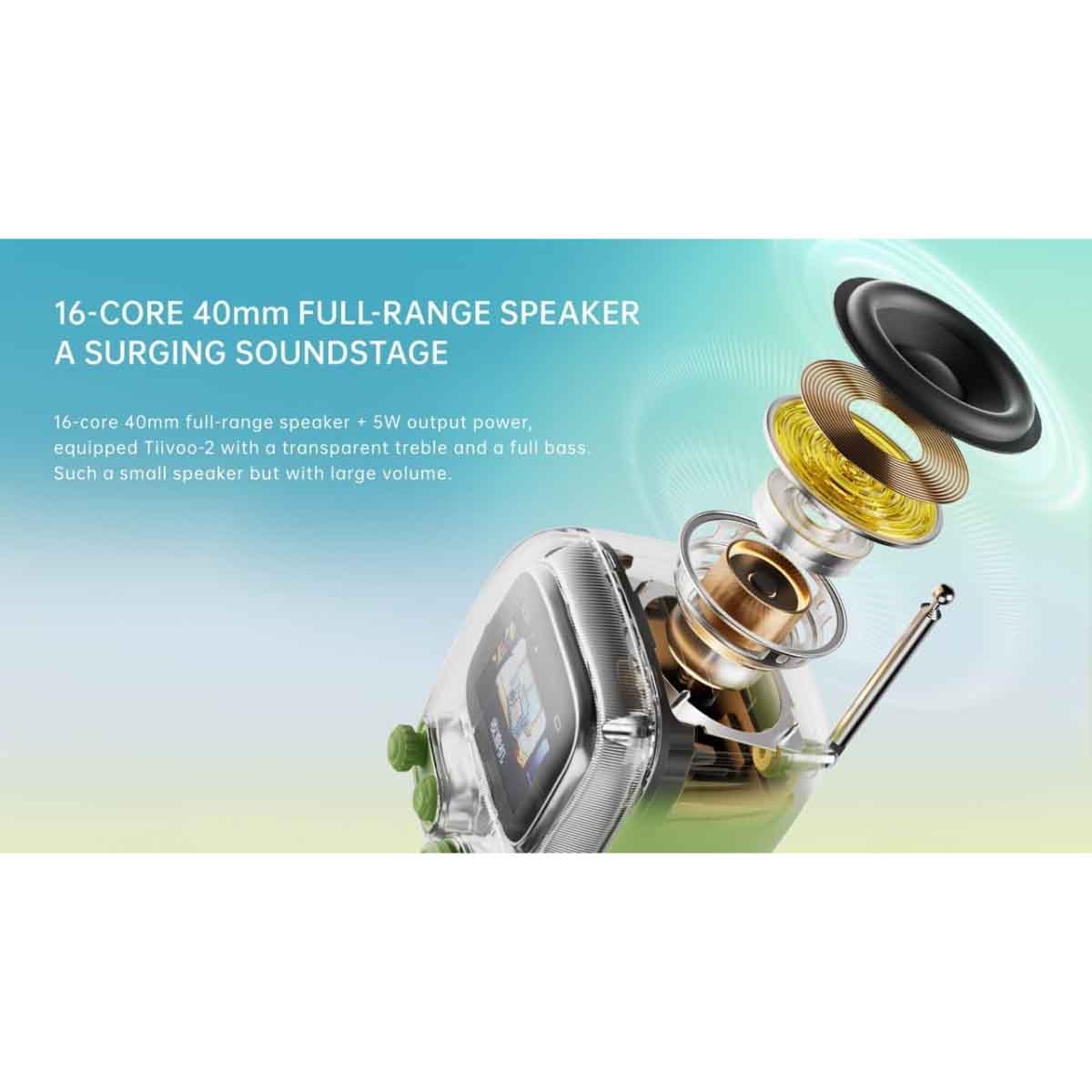 Divoom Tiivoo-2 Photo Album & Lyrics Bluetooth Speaker
