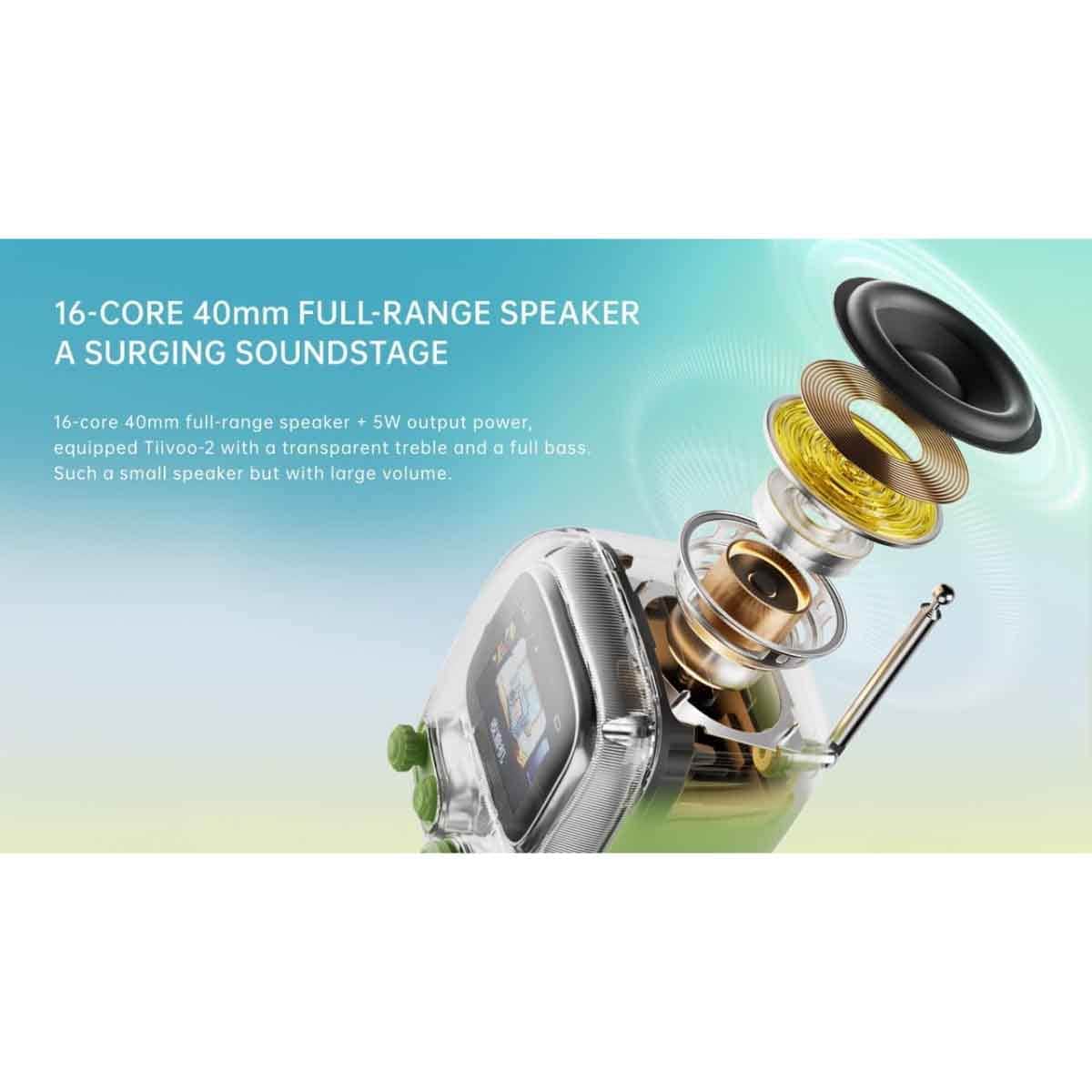 Divoom Tiivoo-2 Photo Album & Lyrics Bluetooth Speaker