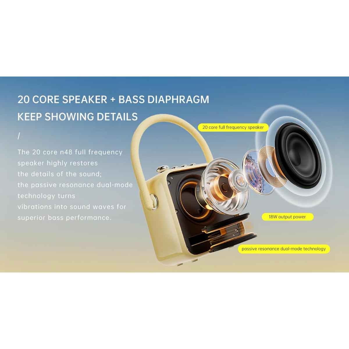 Divoom SongBird SE Portable Dual Microphone & Speaker Set