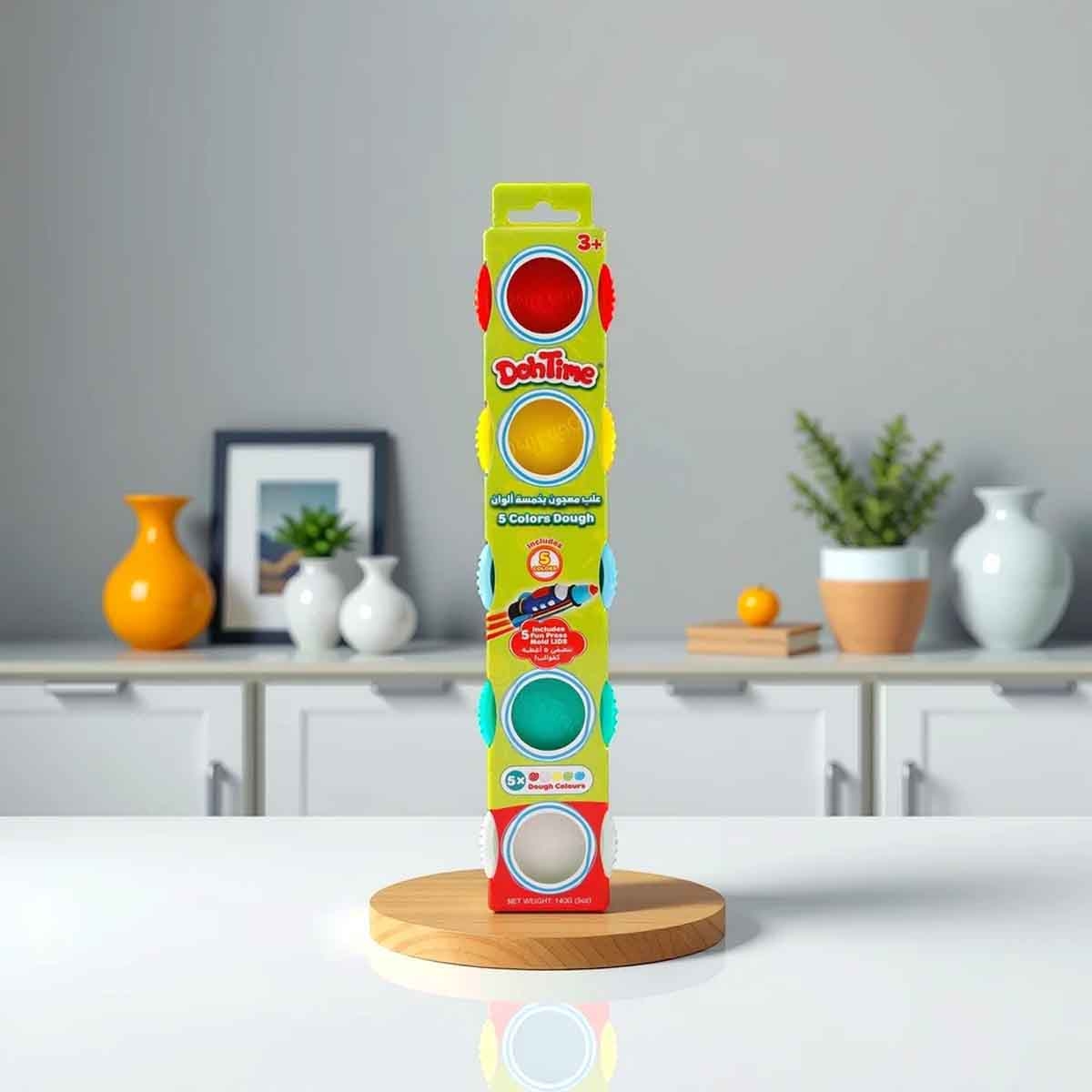 DohTime 1oz. 5-Colors Dough Pack Unisex, 3-4 Years