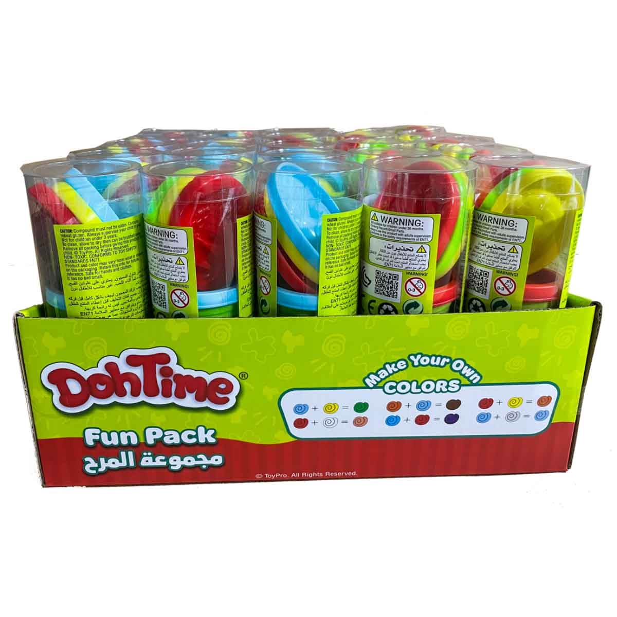 DohTime 2oz. Dough Fun Pack Unisex, 3-4 Years