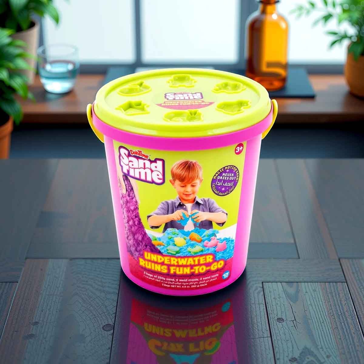 دوه تايم مجموعة رمل تحت الماء للعب أثناء التنقل، للجنسين، للأعمار من 3 إلى 4 سنوات
