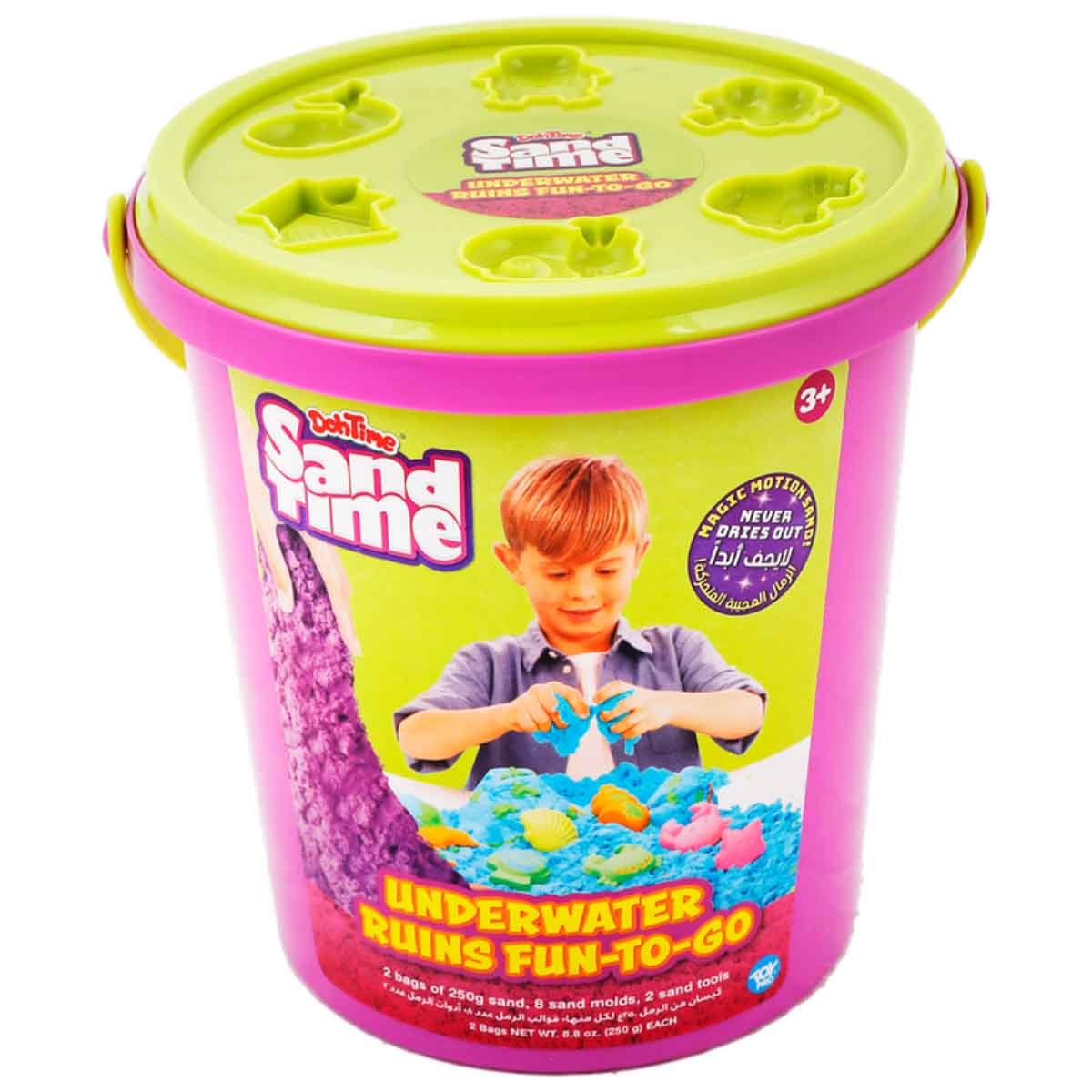 دوه تايم مجموعة رمل تحت الماء للعب أثناء التنقل، للجنسين، للأعمار من 3 إلى 4 سنوات