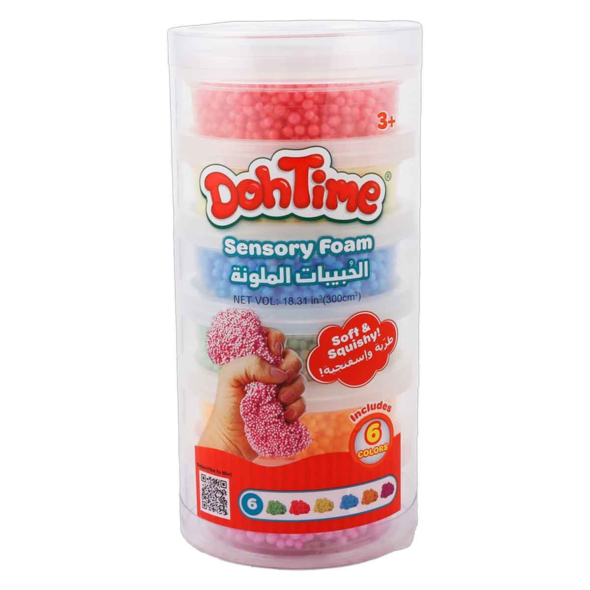DohTime 6-Colours Soft Squishy Sensory Foam Unisex, 3-4 Years