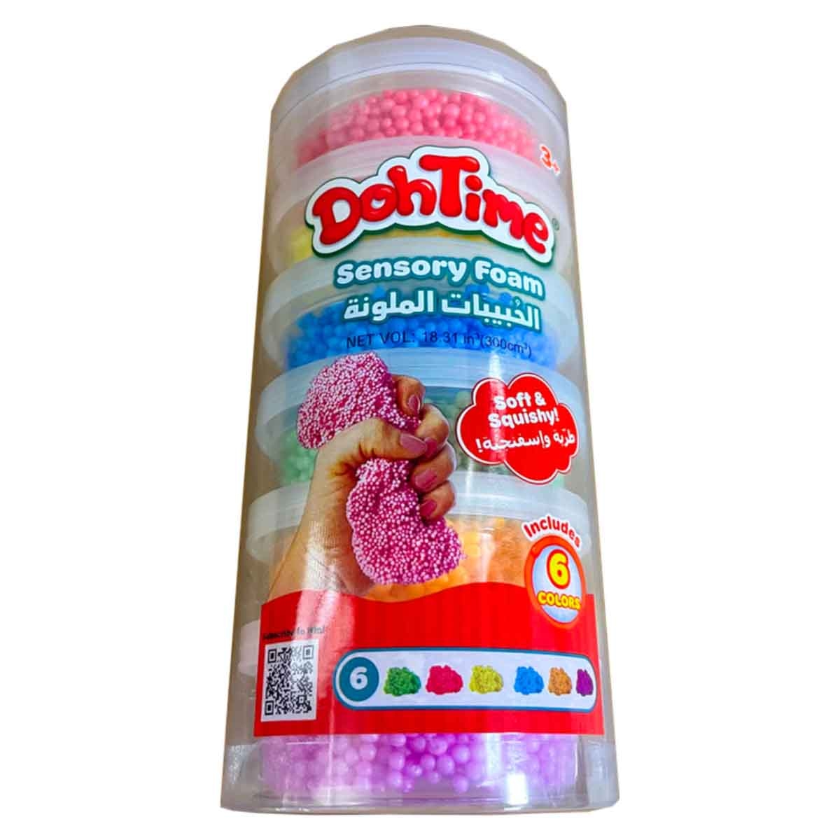 DohTime 6-Colours Soft Squishy Sensory Foam Unisex, 3-4 Years