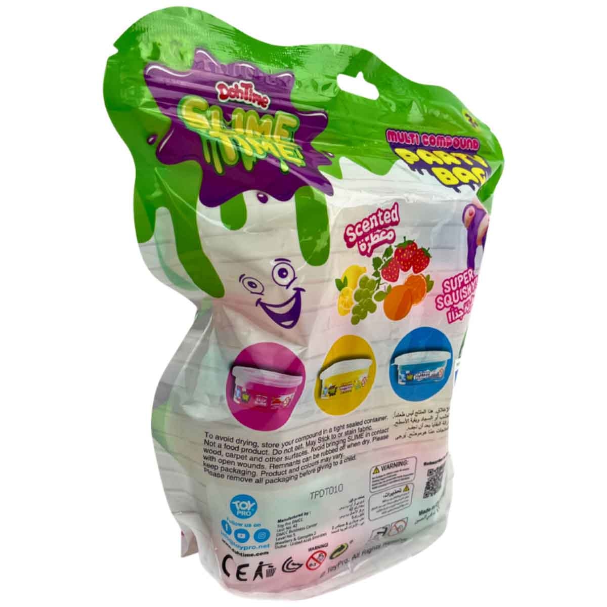 سلايم تايم حقيبة حفلات متعددة الخامات تحتوي على 12 عبوة، للجنسين، للأعمار من 3 إلى 4 سنوات