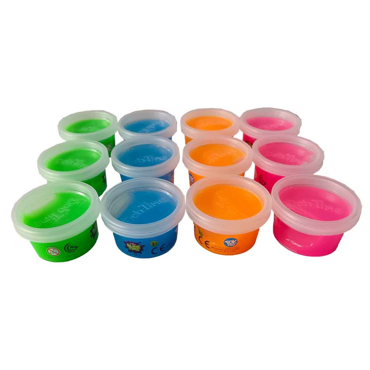 DohTime 12-Cans Slime Party Bag Unisex, 3-4 Years