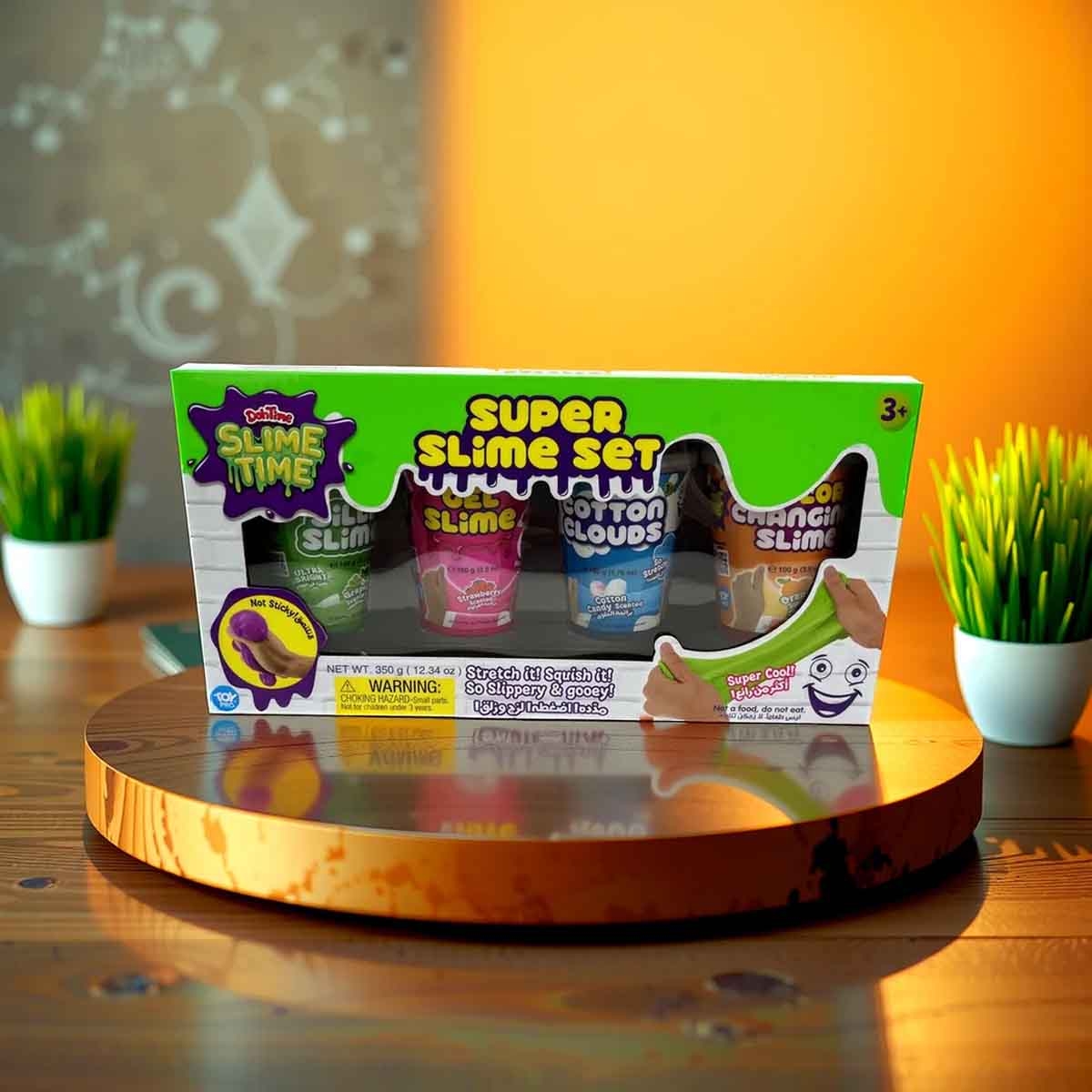 سلايم تايم مجموعة سلايم فائقة مكونة من 4 عبوات، للجنسين، للأعمار من 3 إلى 4 سنوات