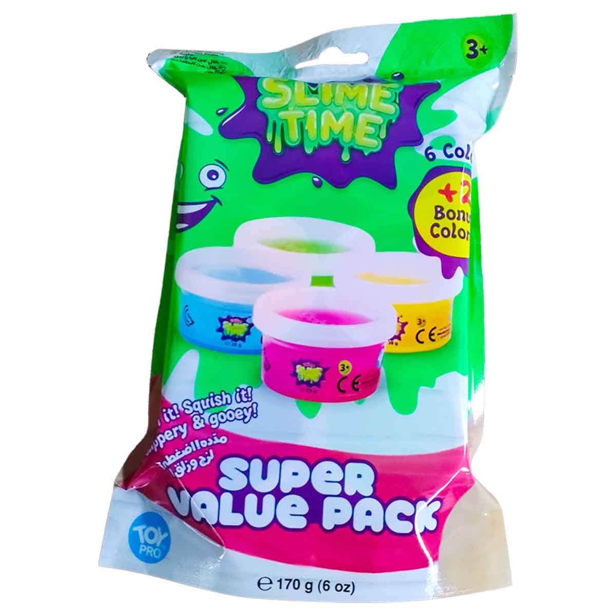 DohTime 6oz. 6-Colours Super Value Sime Pack Unisex, 3-4 Years