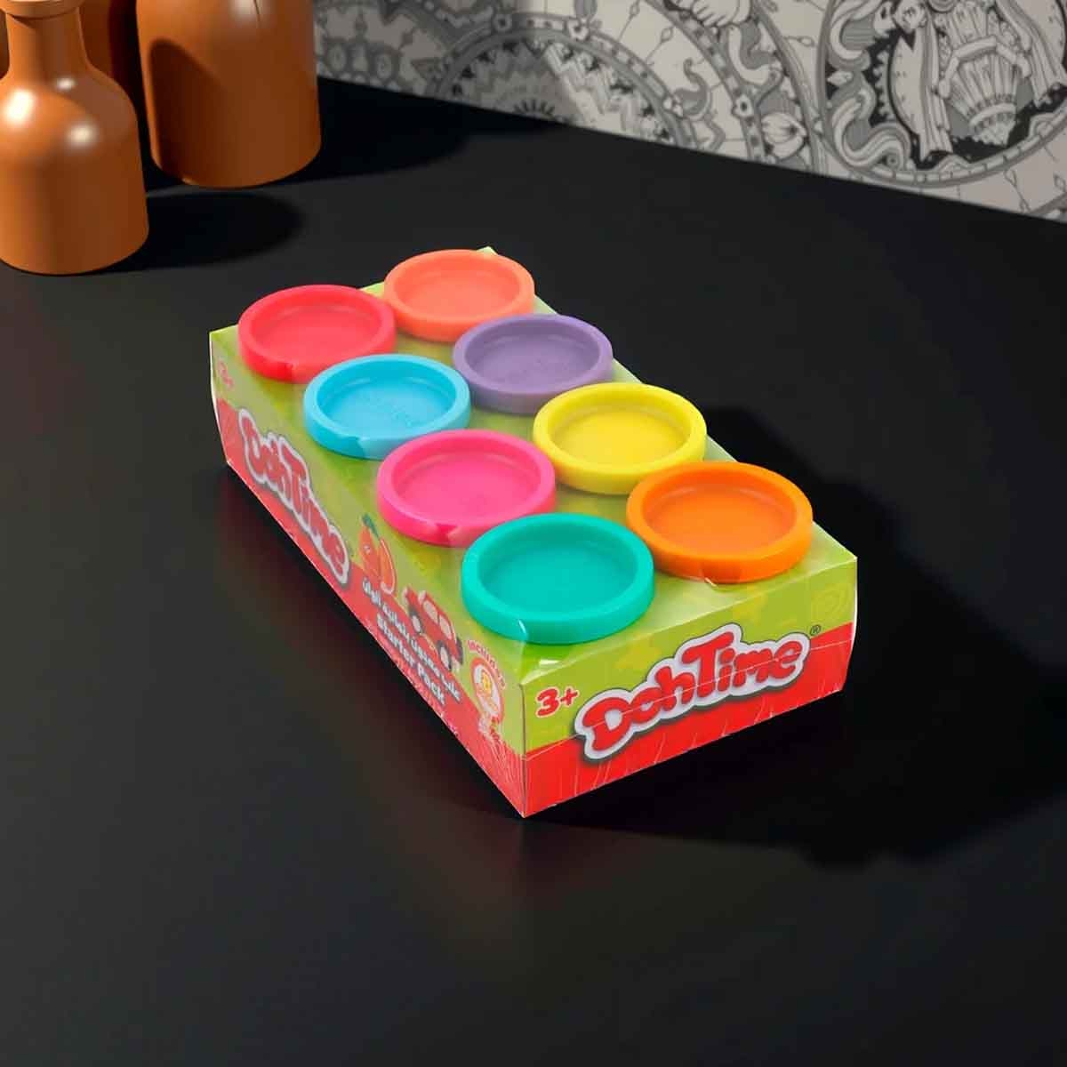 DohTime 2oz. Bright Colors 8-Cans Starter Pack Unisex, 3-4 Years