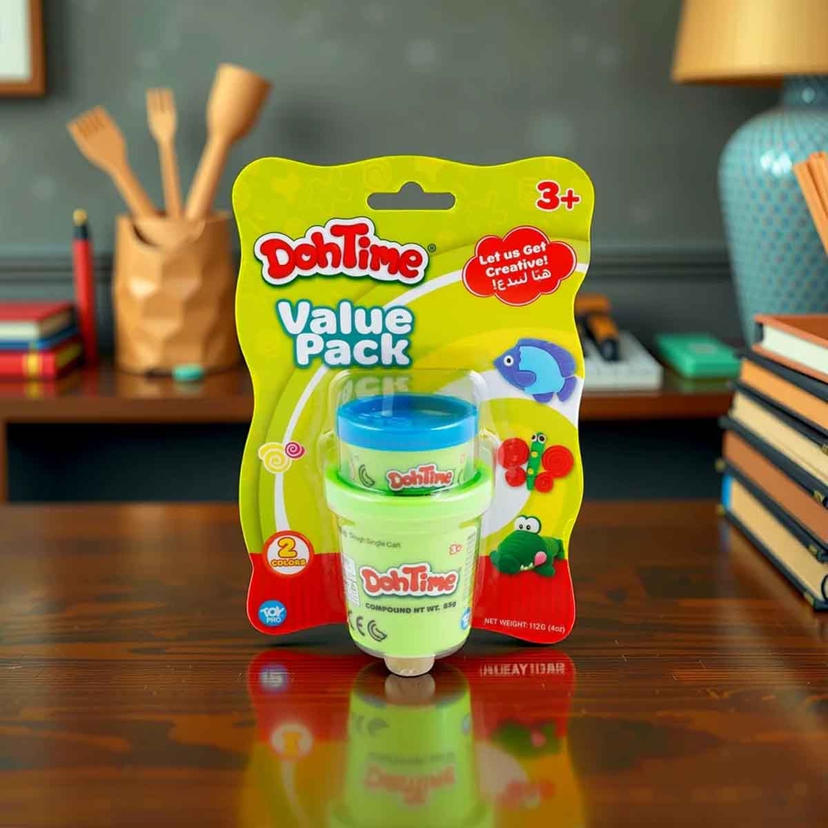 DohTime 3+1 Assorted Dough Value Pack Unisex, 3-4 Years