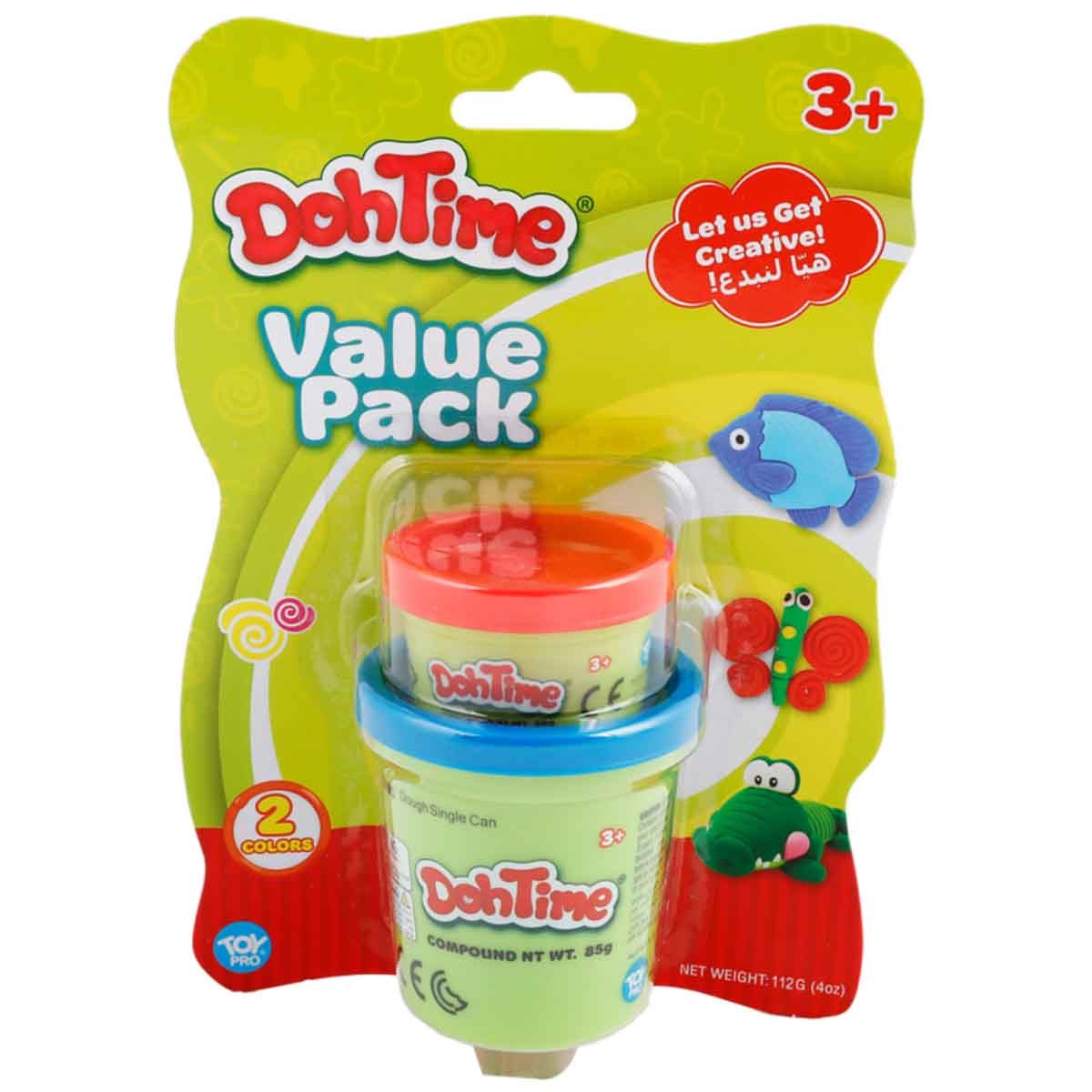 DohTime 3+1 Assorted Dough Value Pack Unisex, 3-4 Years