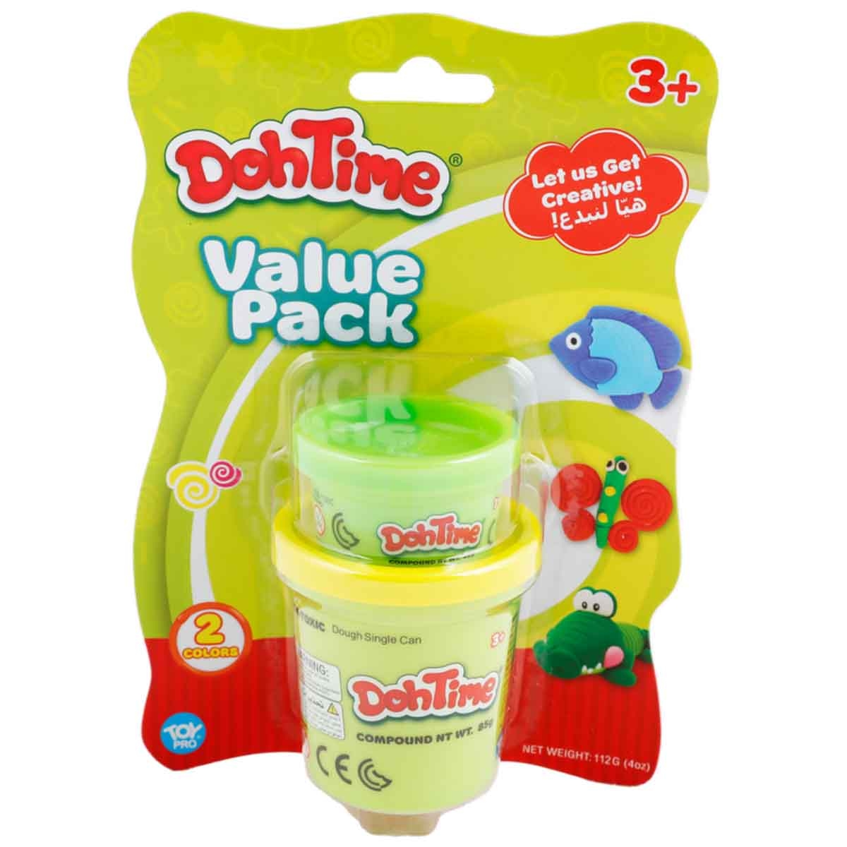 DohTime 3+1 Assorted Dough Value Pack Unisex, 3-4 Years