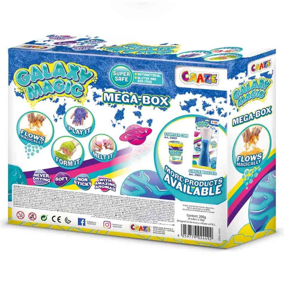 Dolls World 14″ Lola Fashion Doll & Craze Galaxy Magic Mega Foamy Clay Box Bundle Girls, 3-4 Years