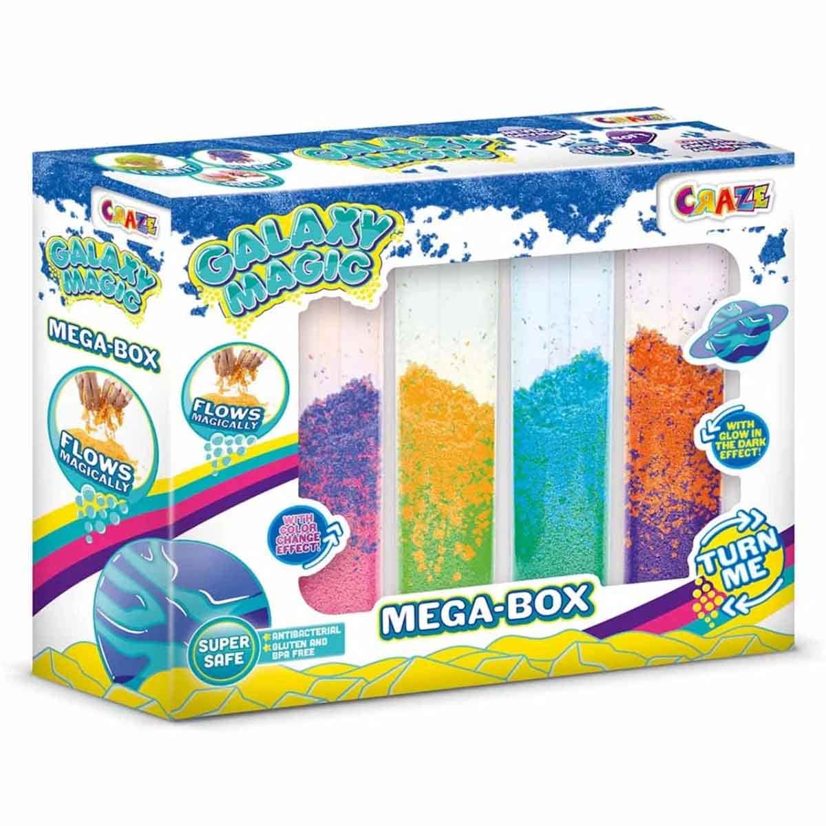 Dolls World 14″ Lola Fashion Doll & Craze Galaxy Magic Mega Foamy Clay Box Bundle Girls, 3-4 Years