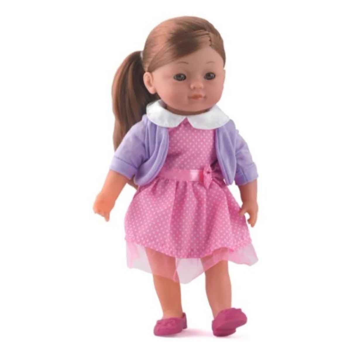 Dolls World PKN78226 14″ Soft Bodied Girl with Hair Elizabeth Nurturing Doll Toddler, 0-2 Years