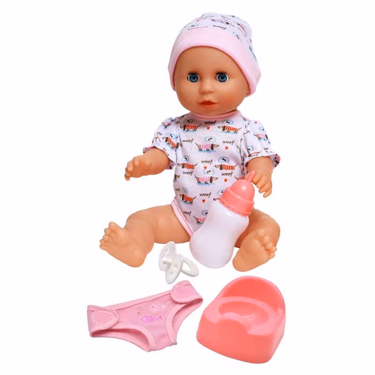 Dolls World 15″ Baby Boohoo Deluxe Baby Doll Toddler, 0-2 Years