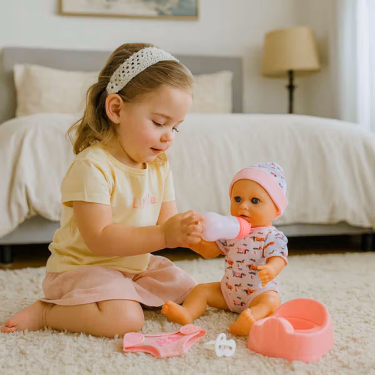 Dolls World 15″ Baby Boohoo Deluxe Baby Doll Toddler, 0-2 Years