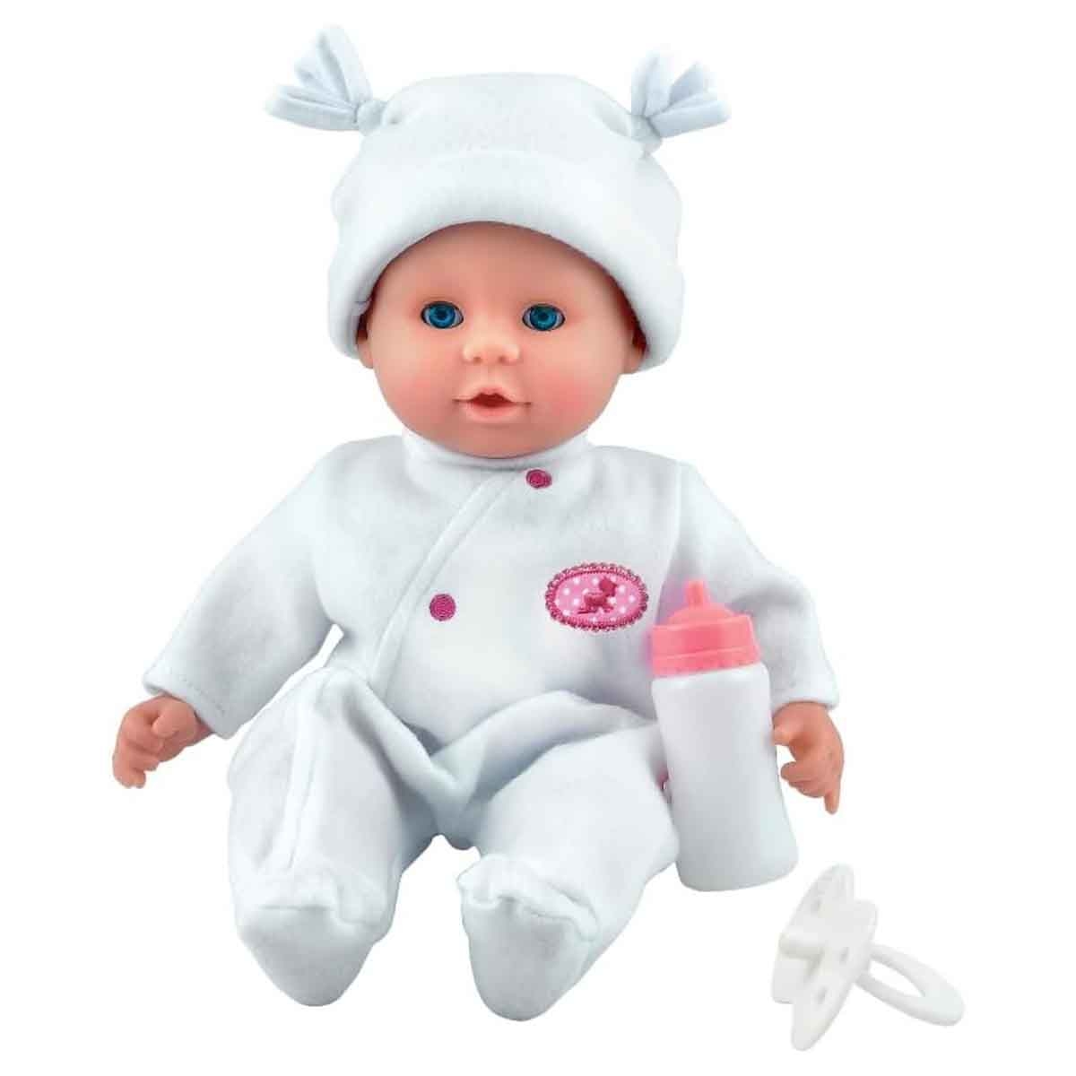 Dolls World 15″ Baby with Bean Filled Bum Nurturing Doll Toddler, 0-2 Years