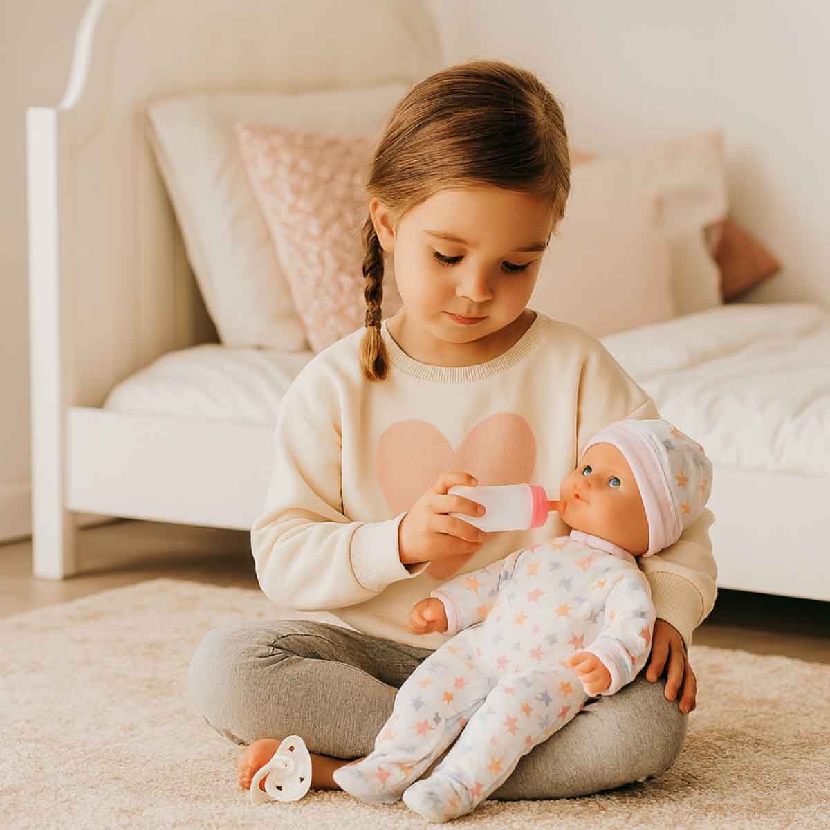 دولز وورلد دمية بيبي جوي ناعمة الجسم 15 إنش للرضع، 0-2 سنوات