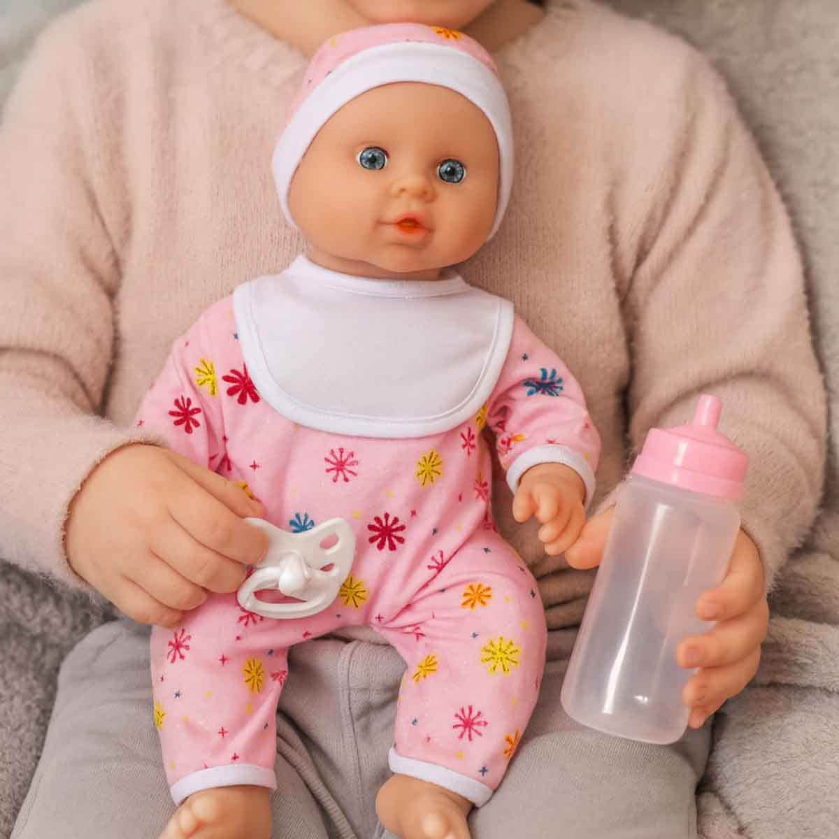 Dolls World 78312 15″ Baby Joy Soft Bodied Baby Doll Toddler, 0-2 Years