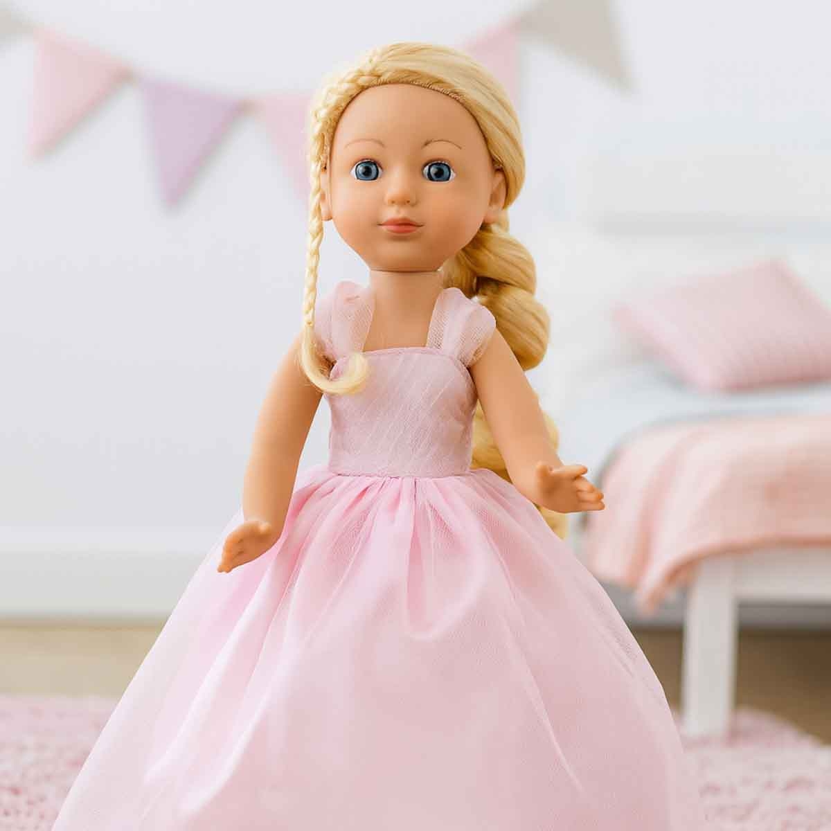 Dolls World PKN78252 14″ Lola Moving Arms and Legs Fashion Doll Girls, 3-4 Years