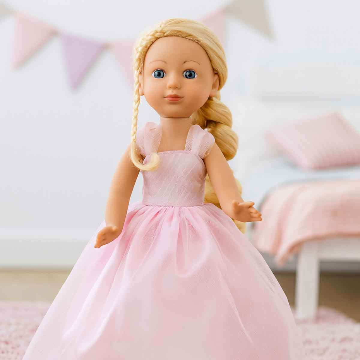 Dolls World PKN78252 14″ Lola Moving Arms and Legs Fashion Doll Girls, 3-4 Years