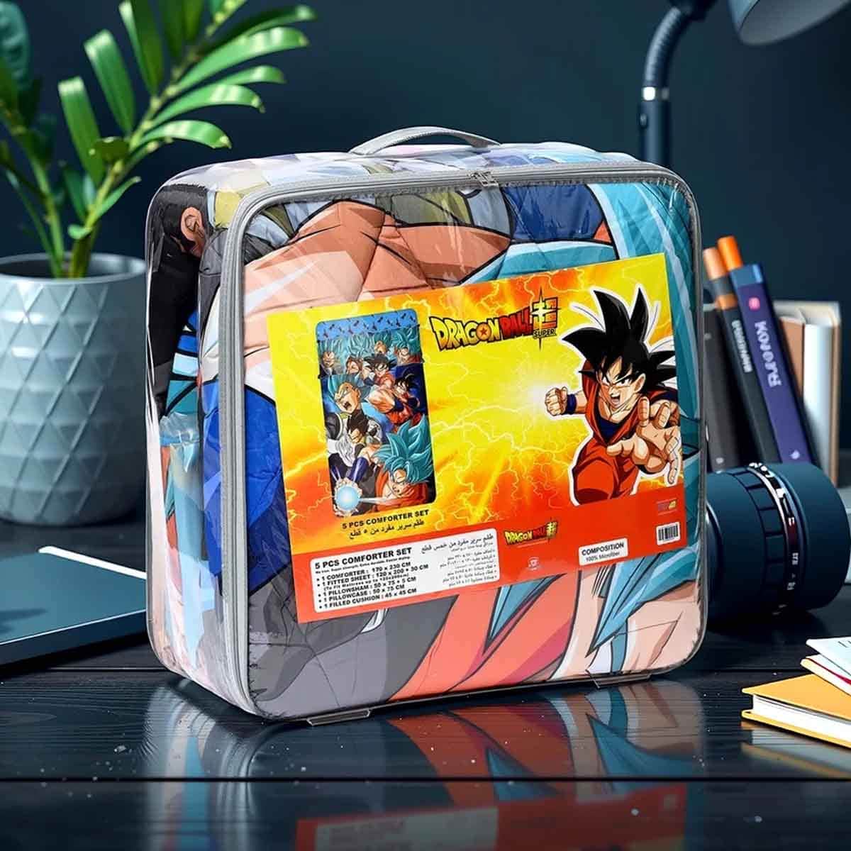 Dragon Ball 5-Piece BnB Brushed Microfiber with Polyester Shell Comforter Set