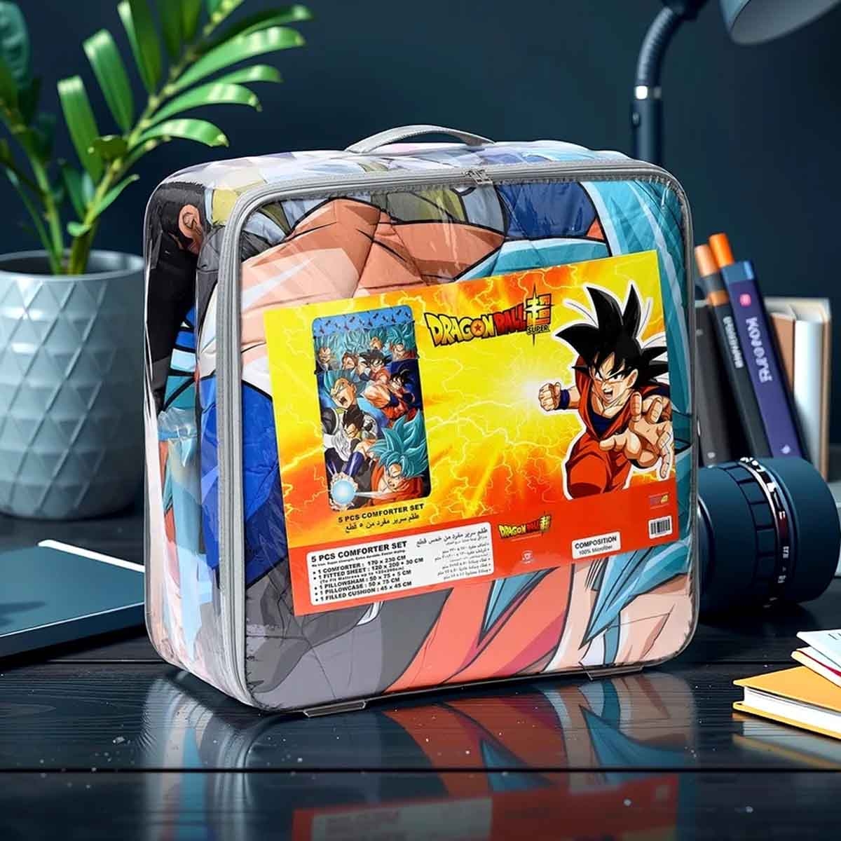 Dragon Ball 5-Piece BnB Brushed Microfiber with Polyester Shell Comforter Set