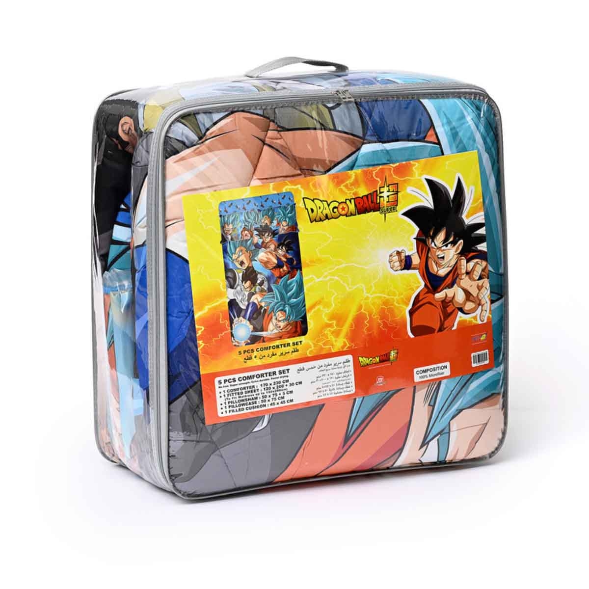 Dragon Ball 5-Piece BnB Brushed Microfiber with Polyester Shell Comforter Set