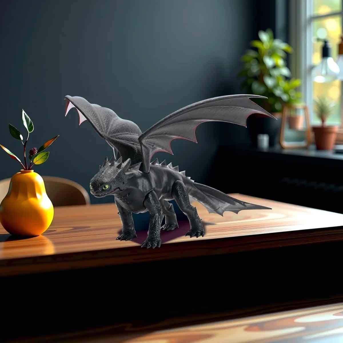 دريم وركس مجموعة شخصيات أكشن تنين المعركة من فيلم كيفية ترويض التنين للأولاد، 5-7 سنوات