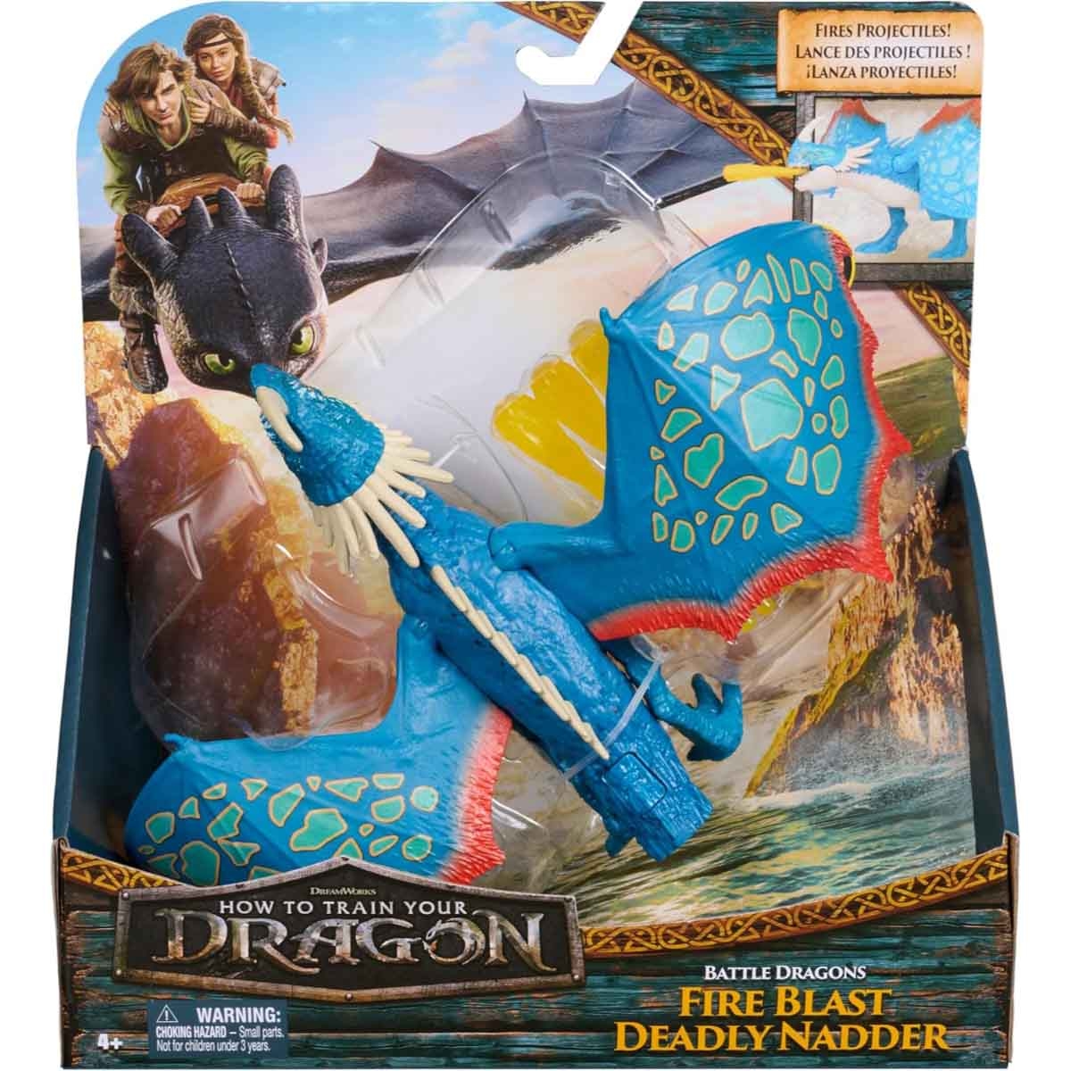 DreamWorks Battle Dragons Deadly Nadder Action Figure Boys, 5-7 Years