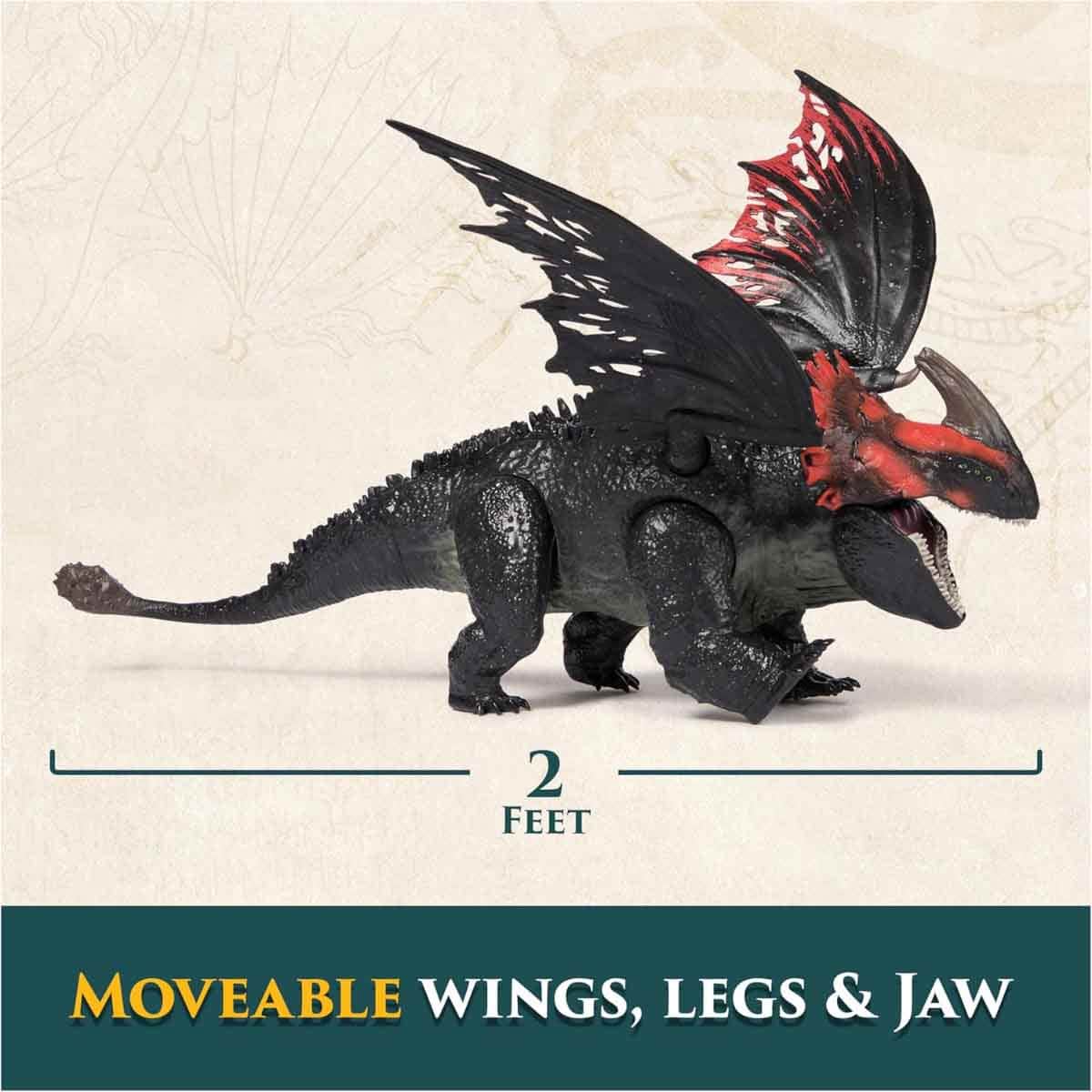 DreamWorks Dragon Island Titan Red Death Large Action Figure Boys, 5-7 Years