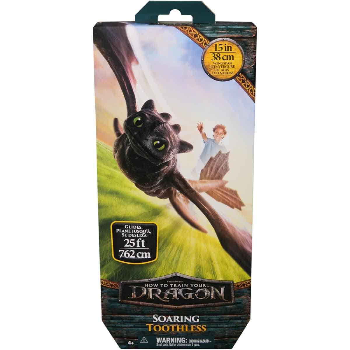 DreamWorks Toothless Flying Foam Dragon - 25” Wingspan Action Figure Boys, 5-7 Years