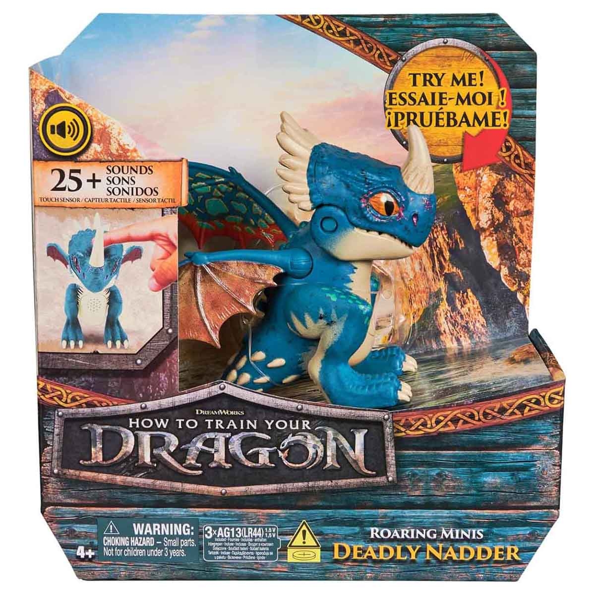 دريم وركس مجسم تنين ستورم أرو صغير تفاعلي مع صوت للأولاد من 5 إلى 7 سنوات