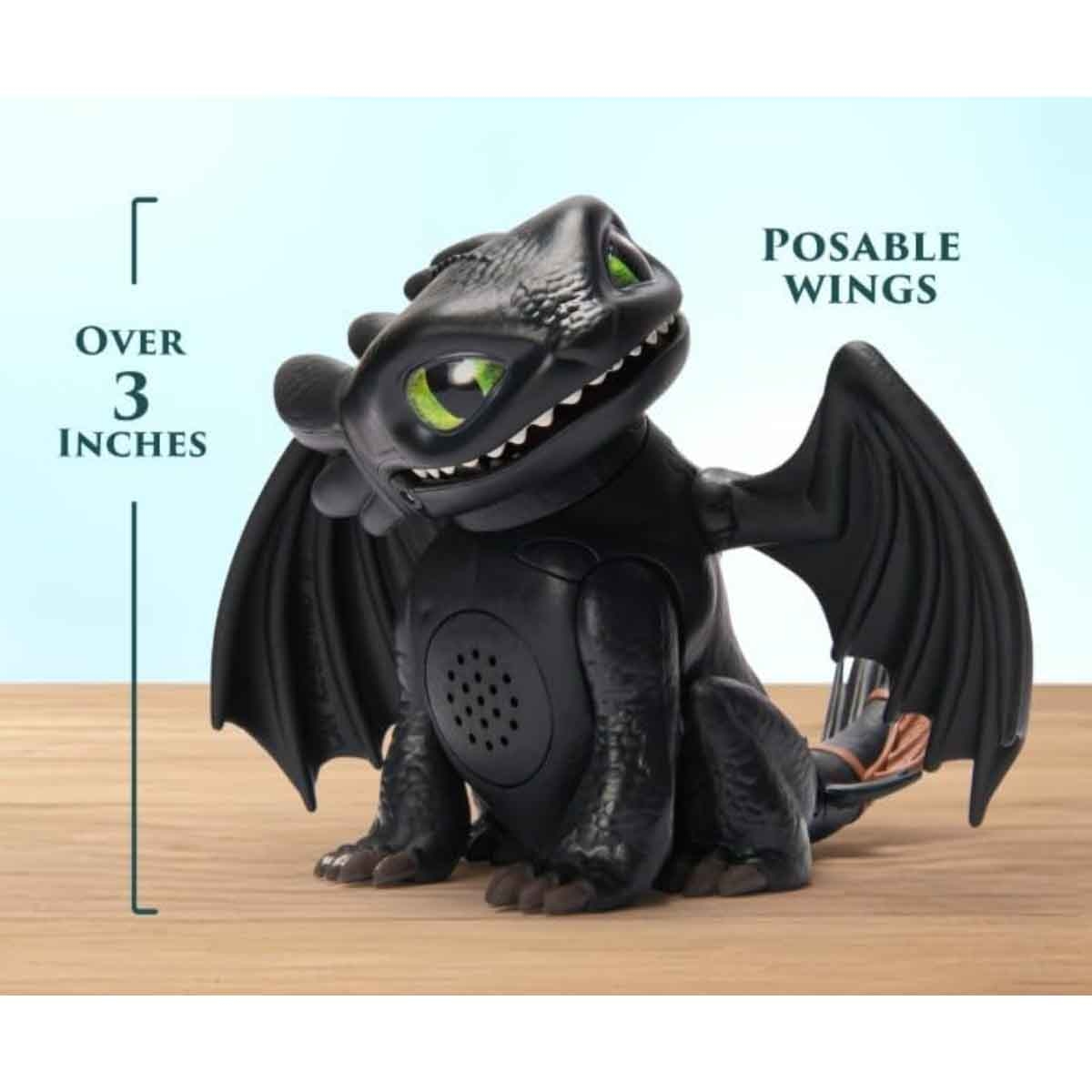 DreamWorks Interactive Roaring Mini Toothless Dragon Action Figure Boys, 5-7 Years