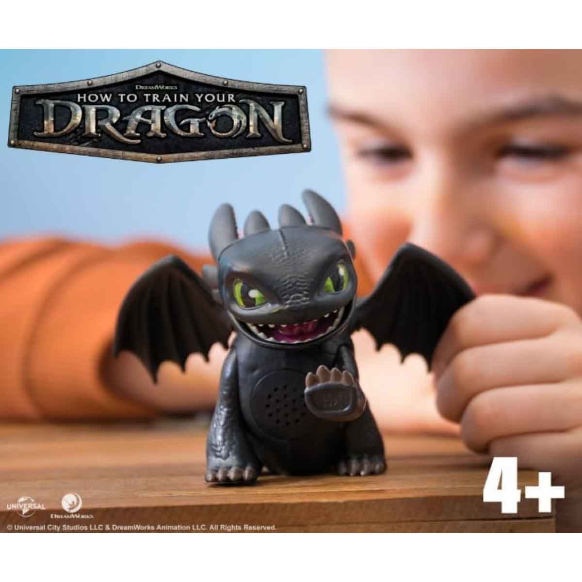 DreamWorks Interactive Roaring Mini Toothless Dragon Action Figure Boys, 5-7 Years