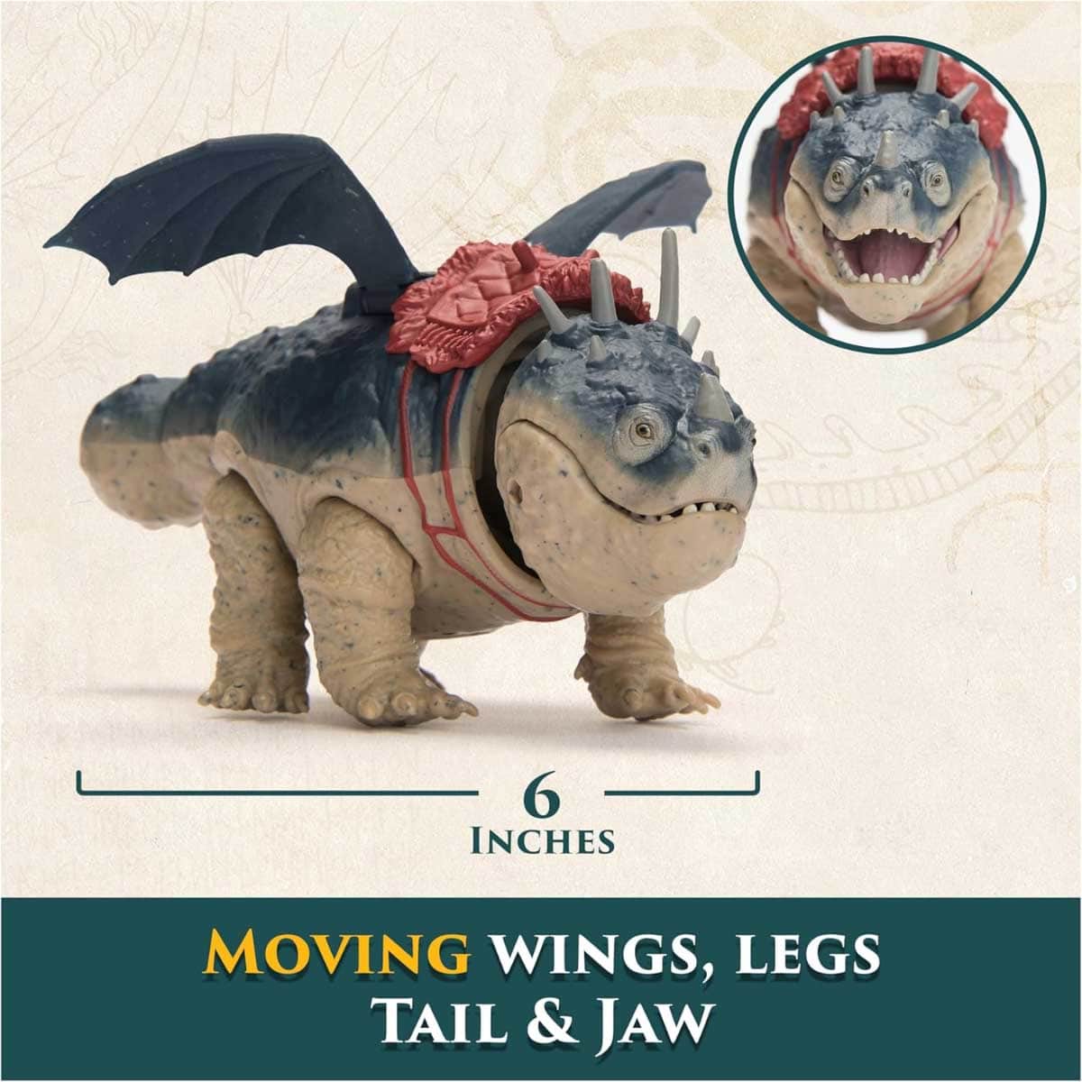DreamWorks Dragons 2-Piece How to Train Your Dragon Gronkio + Fishlegs Action Figure Set Unisex, 5-6 Years