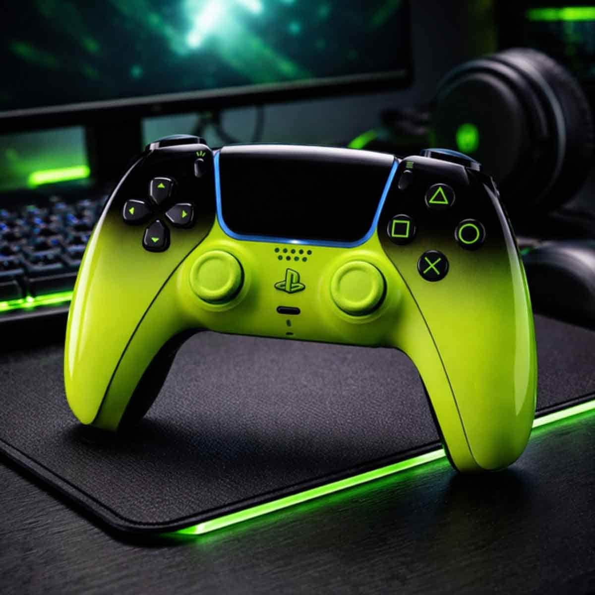 Sony Dual Sense Remix Green PS5 Wireless Controller