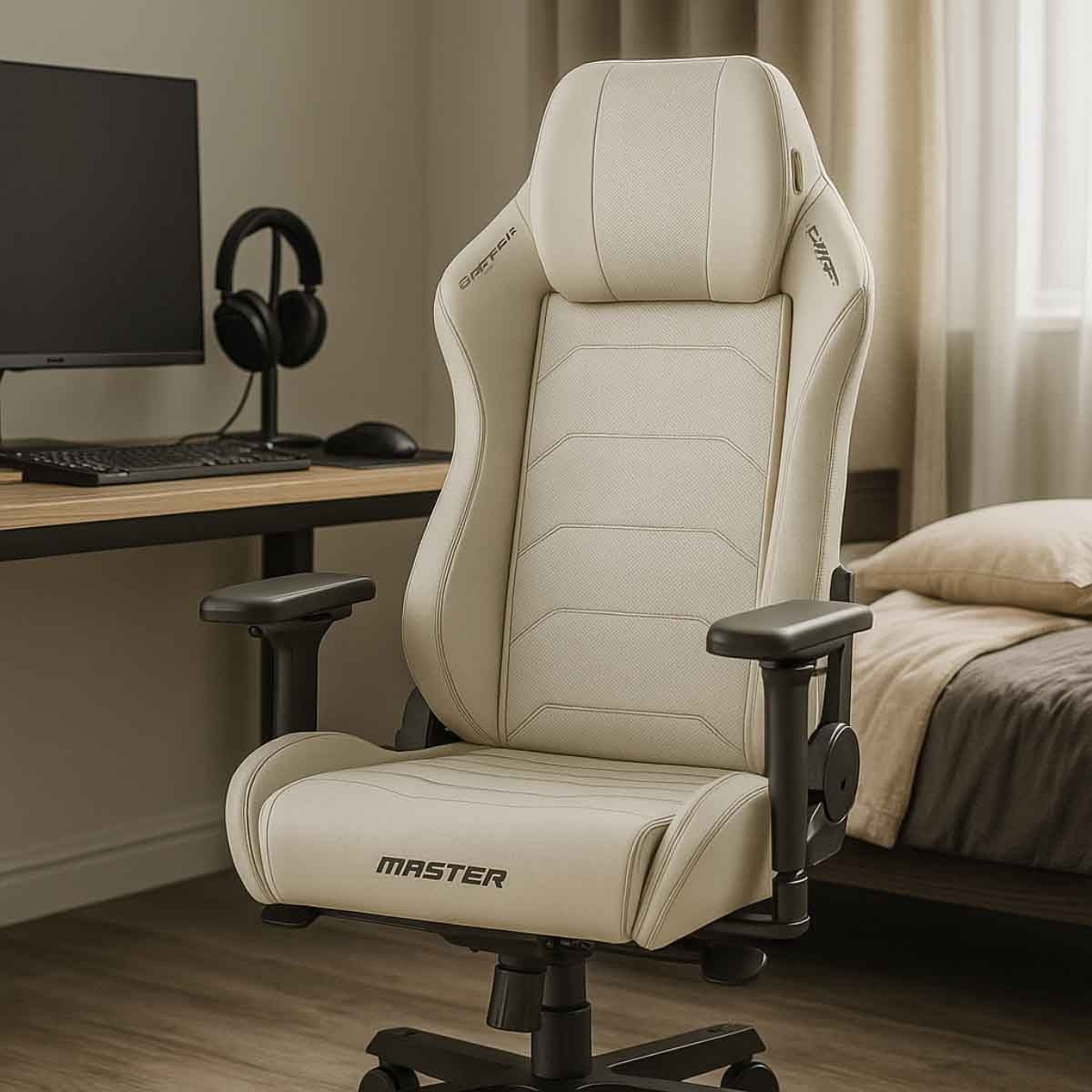 دي إكس ريسر ماستر سيريز أبيض كرسي ألعاب