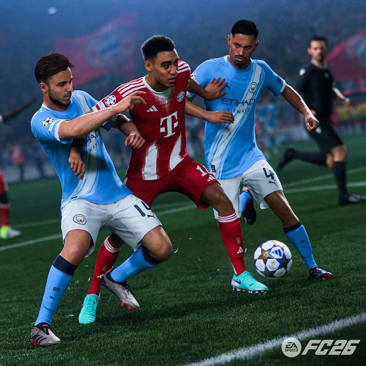 Sony PS5 Blu-Ray Disc (KSA Version) with 2 Controllers (White) + FC26 Bundle