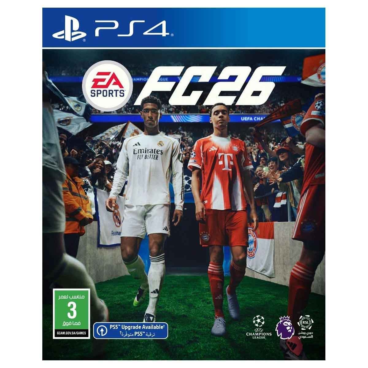 Sony PS5 Blu-Ray Disc (KSA Version) with White Controller + Takken8 + GTA5 + FC26 Bundle