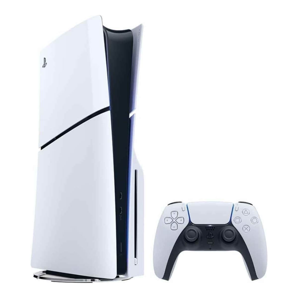 سوني بلايستيشن 5 إصدار الأقراص بلو راي سعة 1 تيرابايت - النسخة السعودية الرسمية + لعبة فيديو EA Sports FC 27 + باقة وحدة تحكم لاسلكية دوال سينس
