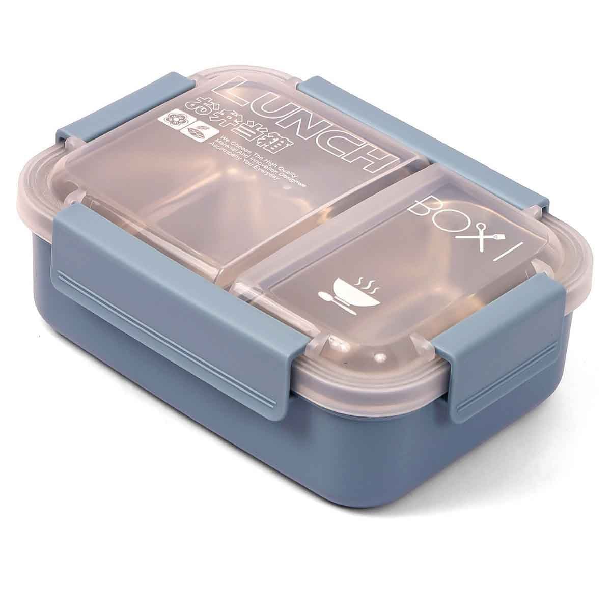 Eazy Kids 1.1L Blue Lunch Box Unisex, 3-4 Years