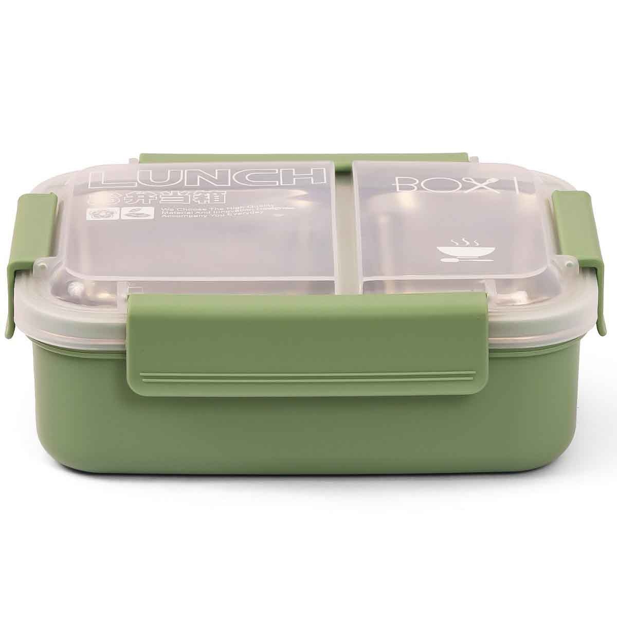 Eazy Kids 1.1L Green Lunch Box Unisex, 3-4 Years