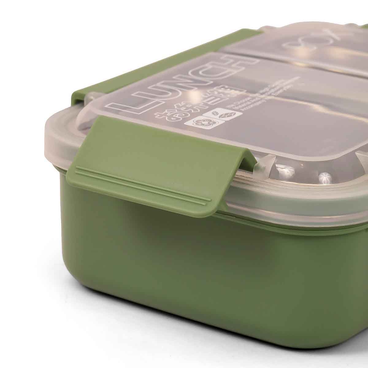Eazy Kids 1.1L Green Lunch Box Unisex, 3-4 Years