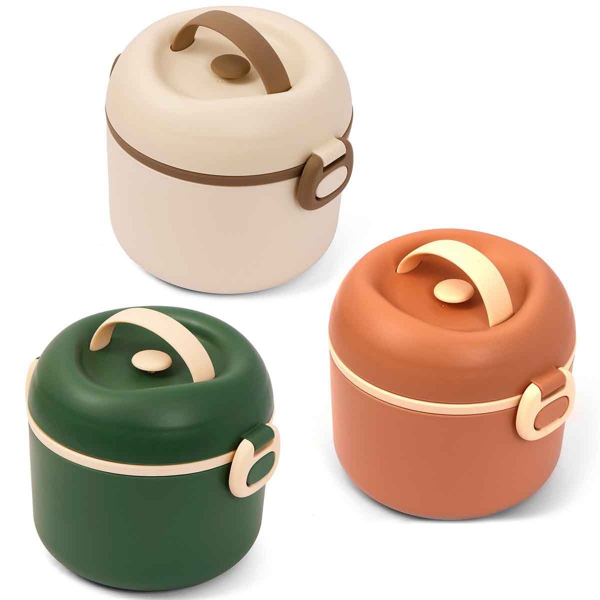 Eazy Kids 1.32L Brown Lunch Box Unisex, 3-4 Years